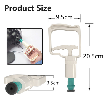 Vakuumska pištolj s velikom ručkom – Seafrogs VP-100Plus, ABS materijal, opća kompatibilnost, 1 sekcija, mogućnost ispisa logotipa