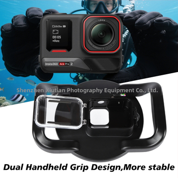 Shadowstone Insta360 Ace Pro 2. paaudzes flagman darbības kamera motocikliem un ārējai slēpošanai (Materiāls: ABS akrils; Modelis: 360 Ace Pro 2; Pēc-pārdošanas serviss: Nacionālā garantija; Piegādes kategorija: noliktavā pieejams preces)