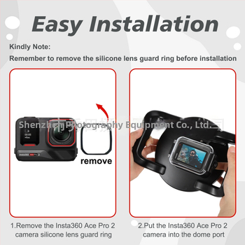 Shadowstone Insta360 Ace Pro 2. paaudzes flagman darbības kamera motocikliem un ārējai slēpošanai (Materiāls: ABS akrils; Modelis: 360 Ace Pro 2; Pēc-pārdošanas serviss: Nacionālā garantija; Piegādes kategorija: noliktavā pieejams preces)