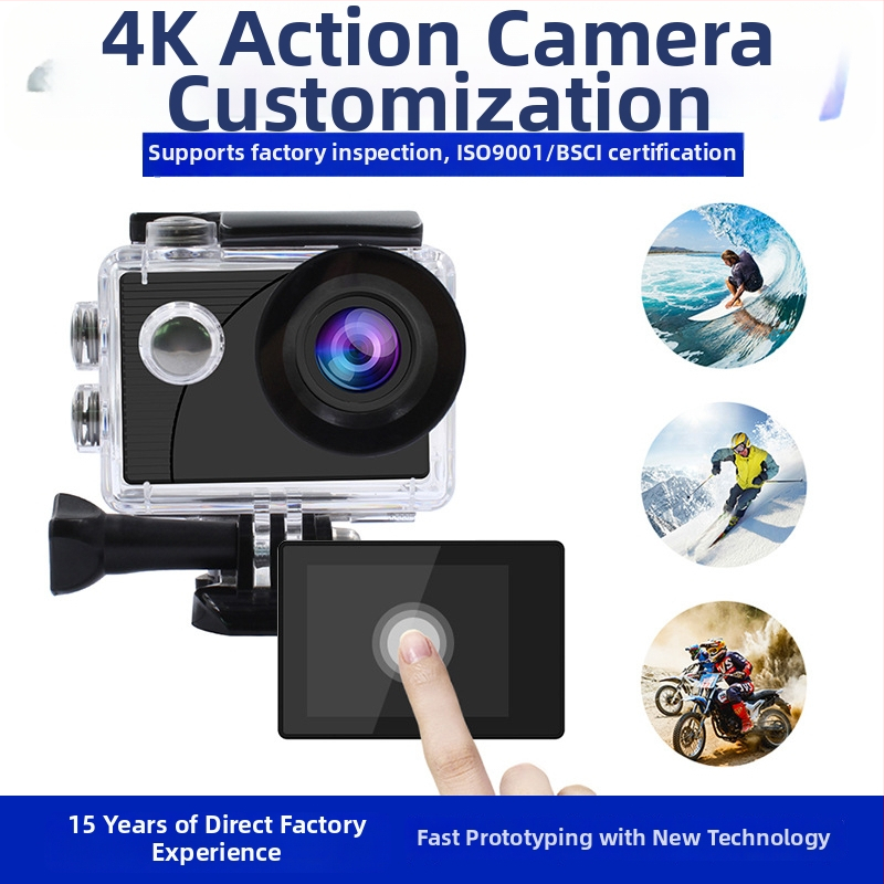 Akčná kamera Fulijia F300at – 24MP, 2-palcový LCD, pamäťová karta, 60 min výdrž batérie