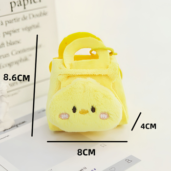 Филцово портмоне за монети със цип, аниме карикатура, подплата Crystal Super Soft