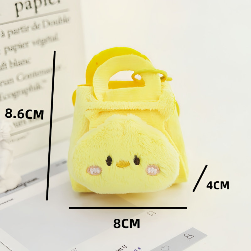 Филцово портмоне за монети със цип, аниме карикатура, подплата Crystal Super Soft