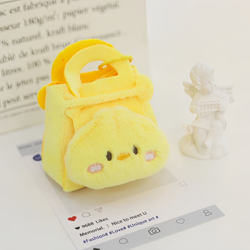 Филцово портмоне за монети със цип, аниме карикатура, подплата Crystal Super Soft