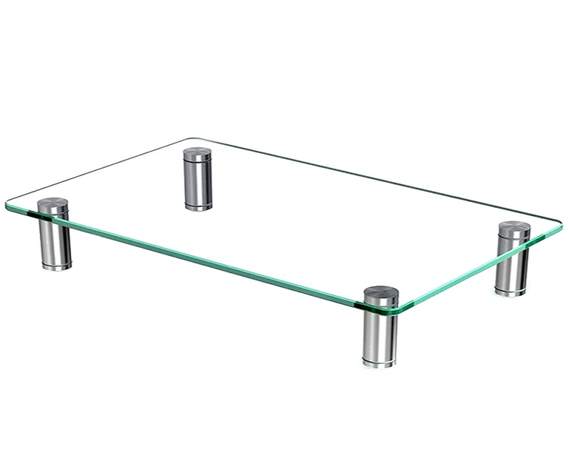 Držiak monitora z tvrdeného skla s výškovým nastavením, PS-MS010C, značky Pasheng, pre monitory do 15 palcov, hmotnosť 3.2 kg