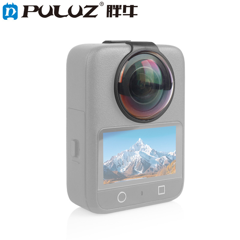 Tvrdená sklenená ochranná šošovka pre DJI Osmo 360 (Značka: Puluz/Fat Cow; Model: PU791; Materiál: Sklo)