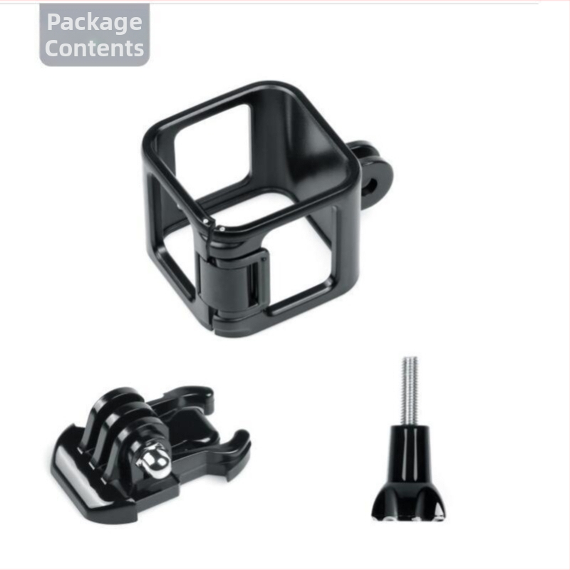 GoPro Hero4/5 Session apsauginis rėmas – PC korpusas su baze, priekinis atidarymas, korpuso apsauga, smūgių sugėrimas, 50 g