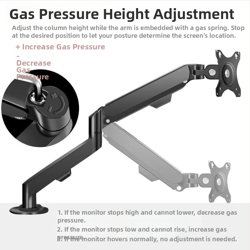 Ram monitora so stolovou základňou – otočný kĺb, 360° otáčanie, plast