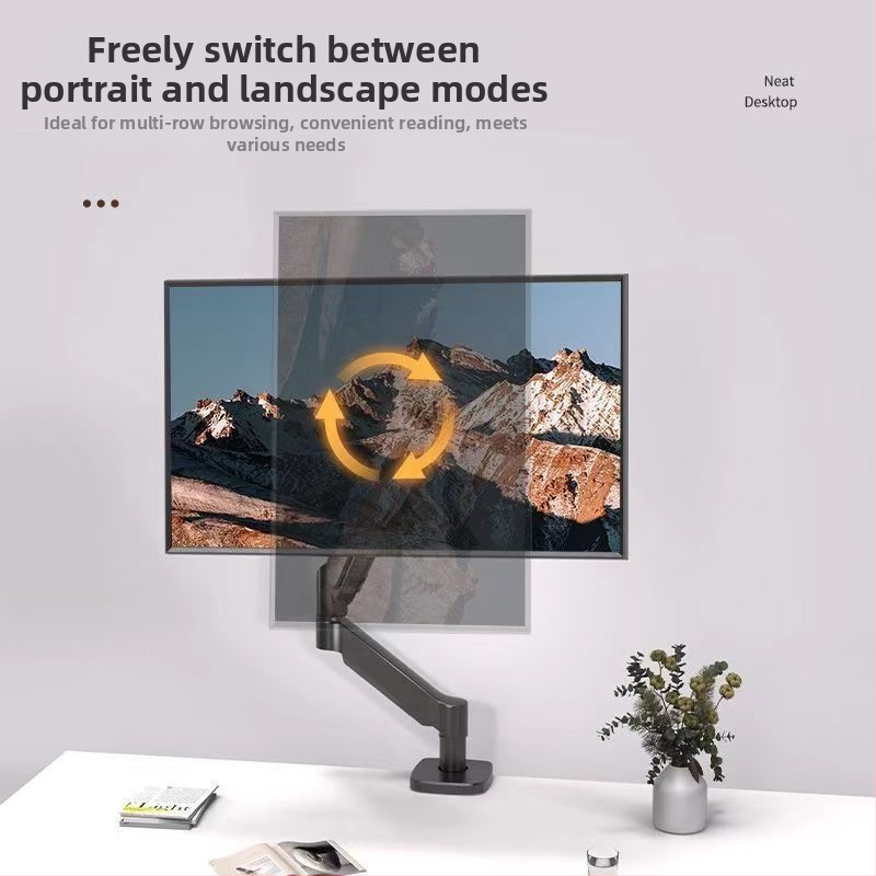 Ram monitora so stolovou základňou – otočný kĺb, 360° otáčanie, plast