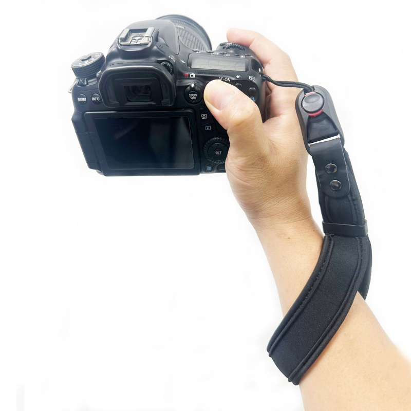 Kaiš za zglob fotoaparata za DSLR i bezzrcalne kamere, s kopčom za brzo otpuštanje i penastom podlogom