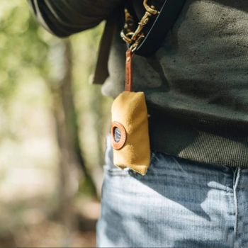 Vanjska prijenosna vrećica za izmet kućnih ljubimaca, kontinuirani valjak, platnen materijal, karabina za pojas tijekom šetnje psom