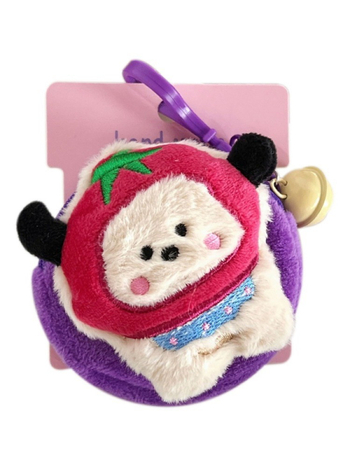 Plišana novčanik za novčiće – dizajn životinja, svježi i sladak stil, višenamjensko skladištenje za novčiće, slušalice i ruž, 22,7 g