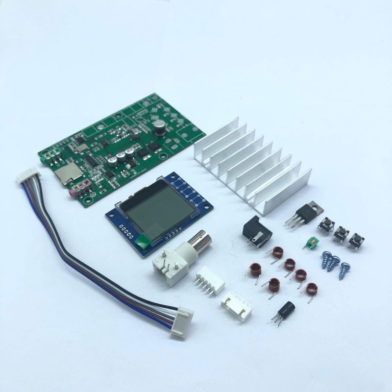 FM vysielač kit – PLL stereo digitálna frekvencia, LCD displej, výstup 5W-7W, napájanie 6.3V-50V