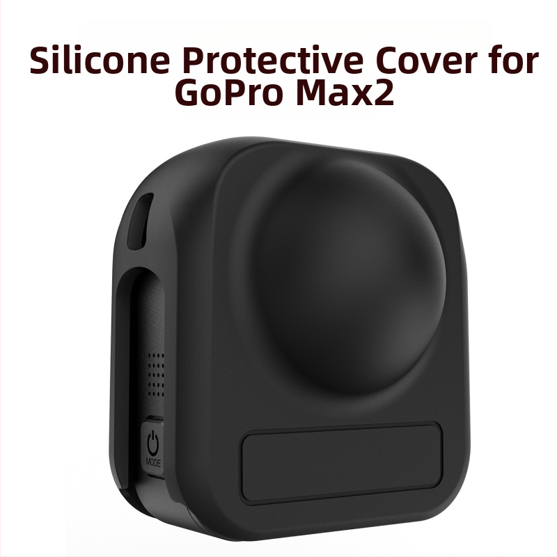 GoPro Max2 silikono apsauginė dėžutė – apsauginė dėžutė, silikonas; Suderinamas su GoPro Max2; Smūgių sugėrimas, Kritimo apsauga; Svoris 50 g