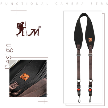 JN Geno JN-FK Remen za rame fotoaparata s brzim otpuštanjem, najlonski pojas, nosivost 40 kg, podesiva duljina, za opće kamere