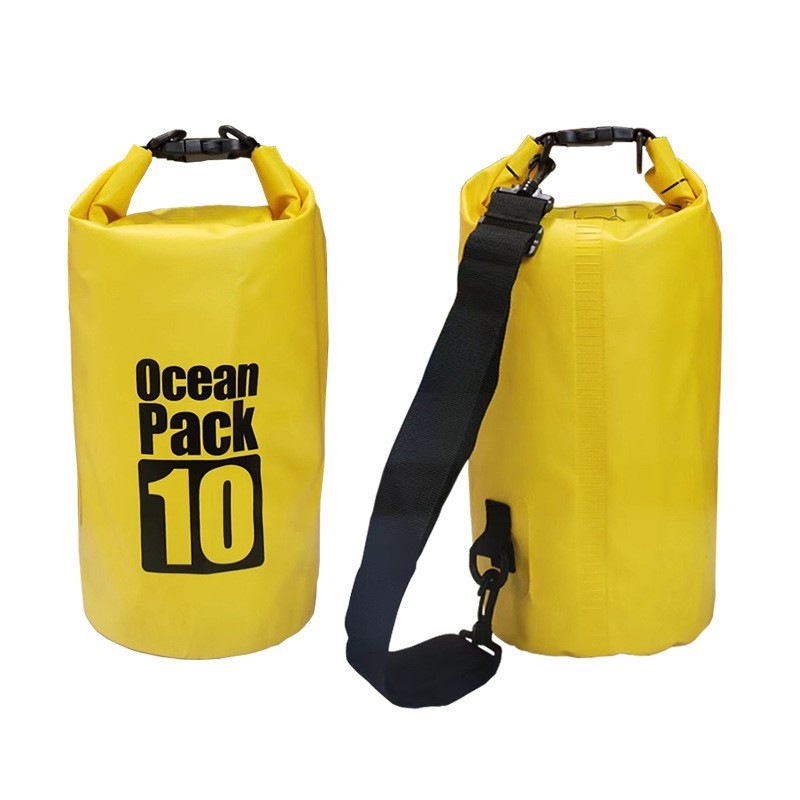 Vanjska vodootporna torba za suha i mokra odjeća za rafting, plažu i putovanje – minimalistički stil, PVC materijal, kapacitet 3L/5L/10L/15L/20L/30L