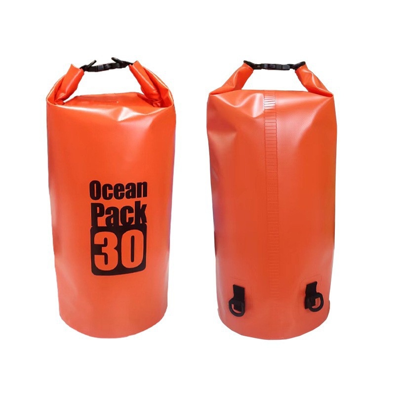 Vanjska vodootporna torba za suha i mokra odjeća za rafting, plažu i putovanje – minimalistički stil, PVC materijal, kapacitet 3L/5L/10L/15L/20L/30L