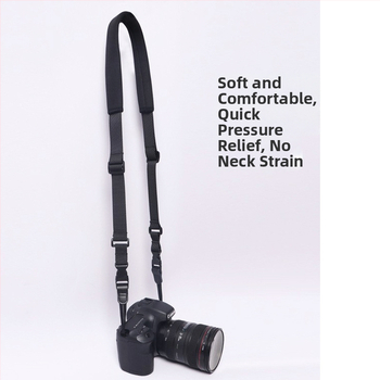 Remienok na krk pre DSLR s rýchlym uvoľnením, 4‑hlavný nylon, nastaviteľný, nosnosť 20 kg