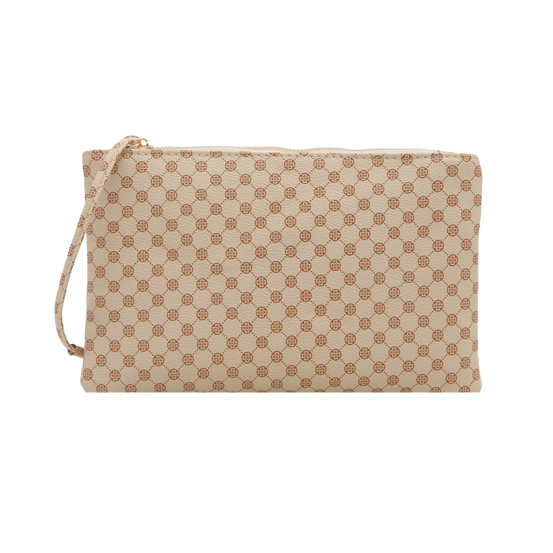 Ženska envelope torba – PU materijal, ulični stil, zatvaranje na zip, unutarnja pretinica za dokumente, poliester podstava