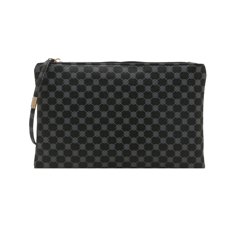 Ženska envelope torba – PU materijal, ulični stil, zatvaranje na zip, unutarnja pretinica za dokumente, poliester podstava