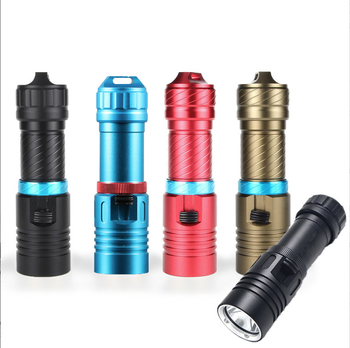 Ronilačka LED baklja s magnetskim upravljanjem, visoke snage, 10W, 2000mAh, domet 100–200 m