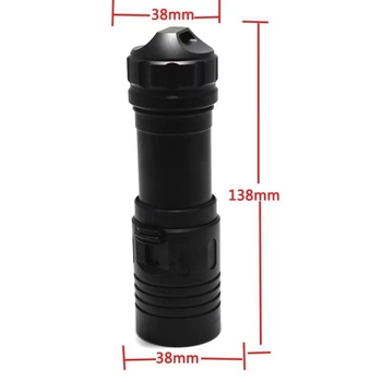 Ronilačka LED baklja s magnetskim upravljanjem, visoke snage, 10W, 2000mAh, domet 100–200 m