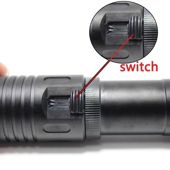 Ronilačka LED baklja s magnetskim upravljanjem, visoke snage, 10W, 2000mAh, domet 100–200 m