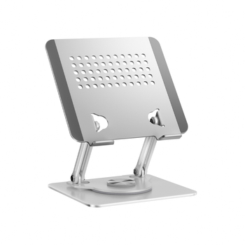 Stalak za laptop s rotacijom, sklopiv i podesive visine – Model J-62, od legiranog čelika, 1,48 kg