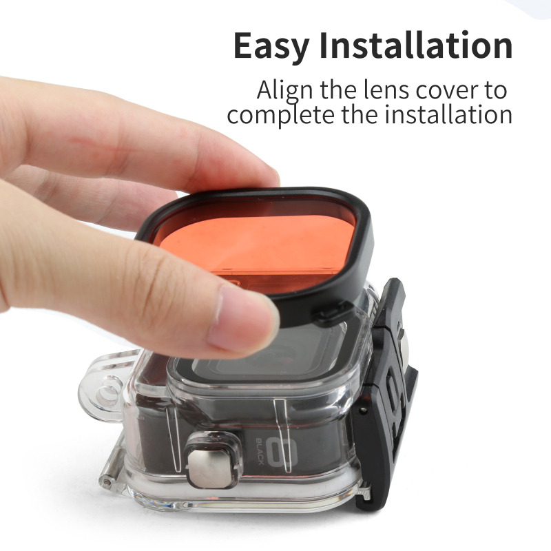 GoPro filter za ronjenje - smola, 13 g, kompatibilan s GoPro9, filtriranje nečistoća