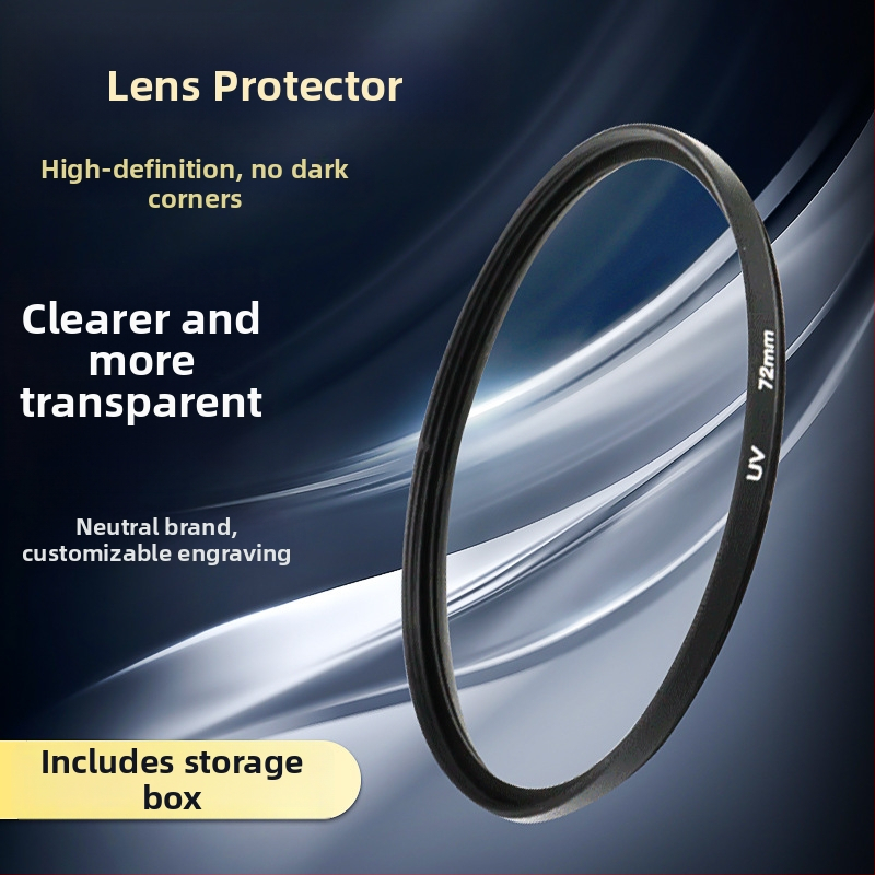 UV filter pre fotoaparát – tenký rámček, model 49 58 67, OEM spracovanie, možnosť gravírovania