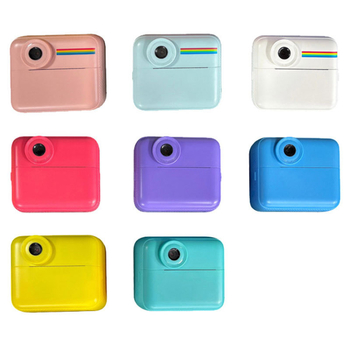 Lastele mõeldud kahekameraline digitaalkaamera värvilise printeriga, 1080P video, 2,4-tolline LCD, mälukaardi toetus, 1200mAh aku