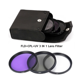 Set filtre DSLR UV CPL FLD (3 filtre)