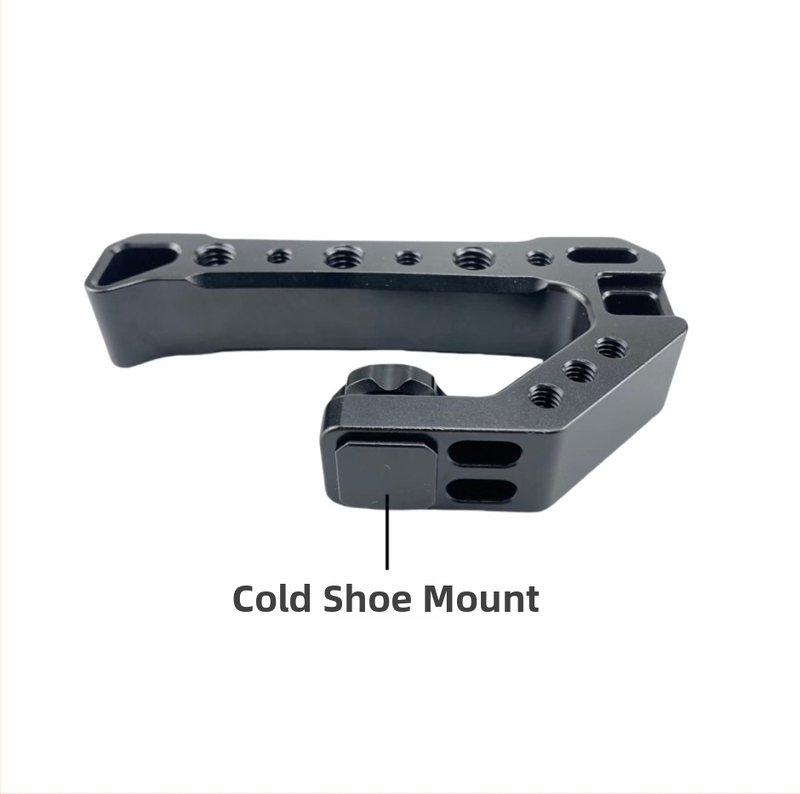 DSLR Kameras Roktura ar Aukstā Kurpe – Alumīnija sakausējums, SLR Roktura, Vispārīga izmantošana, OEM Apstrāde