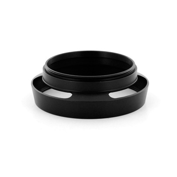 Parasolar metalic pentru obiectiv, decupat, deschidere oblică, model 37//39/40.5