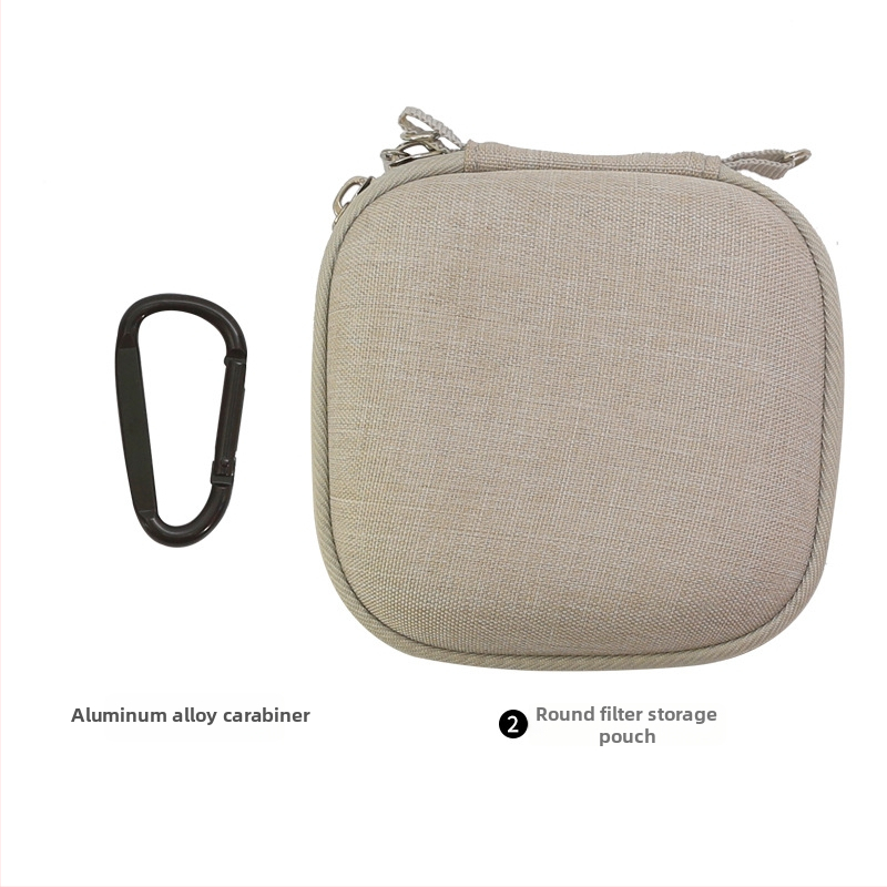 UJM Sada filtrov pre fotoaparát — 8 dielov, okrúhly box na filtre s ochranou objektívu, pevné púzdro