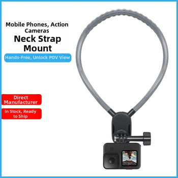 Silikoonist fikseeritud adapter GoPro 5–10 jaoks, otseülekande videoga ja fikseeritud kaameraga