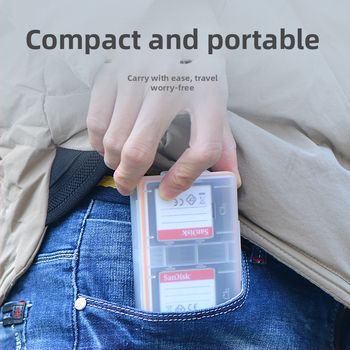 KingMa Batériová skrinka pre Canon LP-E6 a Nikon EN-EL15 – Nepremokavná a proti vlhkosti, úložná skrinka na batérie