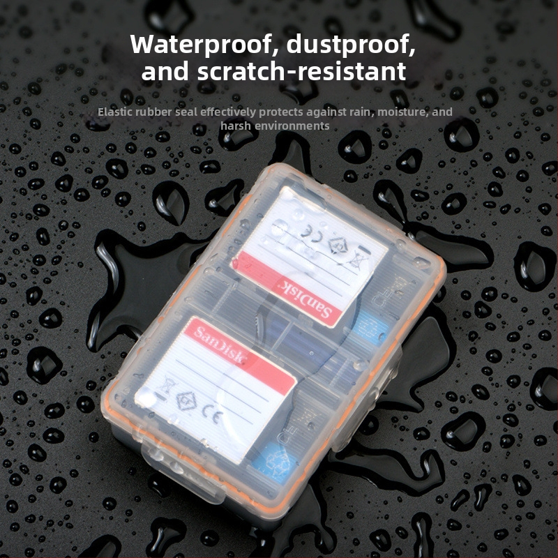 KingMa Batériová skrinka pre Canon LP-E6 a Nikon EN-EL15 – Nepremokavná a proti vlhkosti, úložná skrinka na batérie