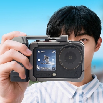 DJI Action 6 set za ručicu za uličnu fotografiju s adapterom za kućicu kamere, aluminijska legura, 135.8 g