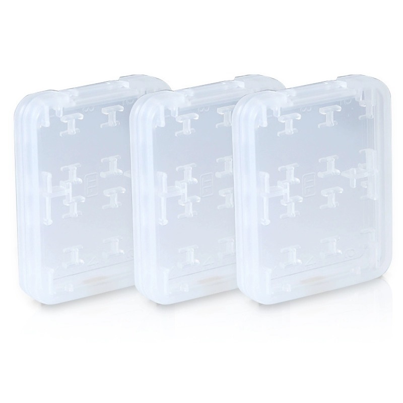 Kutija za pohranu memorijskih kartica TF/SD/CF, PP plastika, nadograđena verzija, set