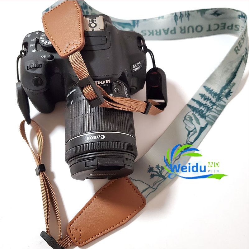 Popruh na fotoaparát s rýchlym uvoľnením, nastaviteľná dĺžka, model 750d, nosnosť 10-20 kg, kompatibilný s Nikon, Canon, Sony a bezzrkadlovými fotoaparátmi