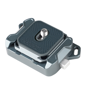 Kamera remen s brzim otpuštanjem i dijagonalnom bazom — aluminijska legura, univerzalno za mirrorless/SLR, model XQC-1, Cool bump