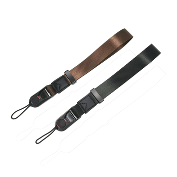 Kamera riešo diržas su greito atleidimo sagtimi, Tuoda TD8085, nailonas + mikropluošto oda, didžiausia apkrova 10 kg, reguliuojamas ilgis