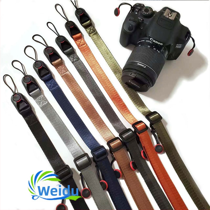 Kameros peties diržas su greitu atleidimu, reguliuojama, nailonas modelis 750D, 6 kilpų, apkrova 10–20 kg, suderinama su Nikon/Canon/Sony/Mirrorless
