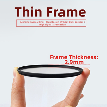 DSLR UV filter od GREE N.L – viacvrstvový povlak, OEM spracovanie, kompatibilné so zrkadlovkou