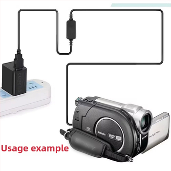 AC-L200 USB adapteris Sony DV kamerai – maitinimas ir įkrovimo laidas, standartinė pakuotė