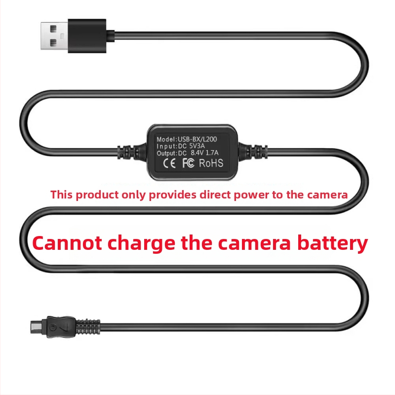 AC-L200 USB adapter Sony DV-kaamerale – toiteallikas ja laadimiskaabel, standardpakend