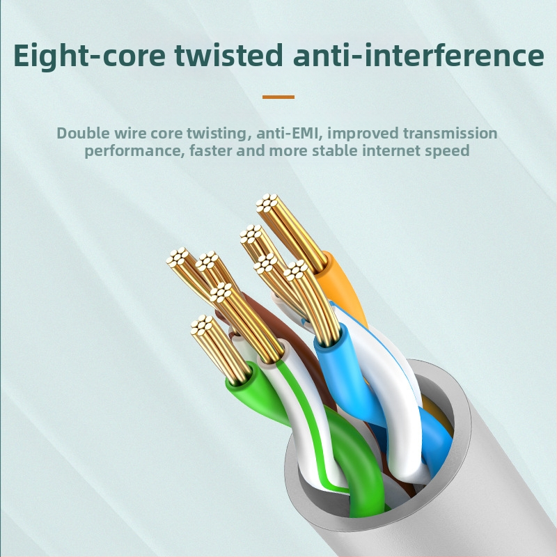 Jasoz/Justen E120 Cat5e RJ-45 unutarnji mrežni kabel s prepletenim parom, Copper-Clad Aluminum, 100Mbps