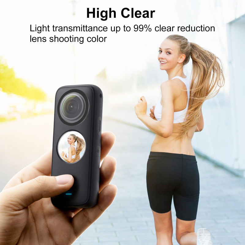 Zaštitno staklo za objektiv Insta360 One X2 – Pu552b, Puluz Fat Cow, optičko kaljeno staklo