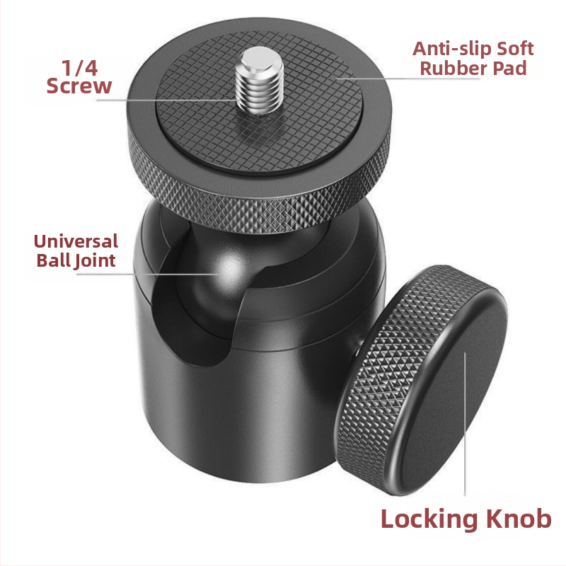 Statív s pan-tilt hlavou a 360° otáčaním, nosnosť do 2 kg, hmotnosť 0.5 kg