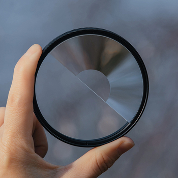 UV filter za DSLR i bez ogledala fotoaparate — Half-Moon Swirl Halo efekt, OEM, izlaz 2022., potpuno nov